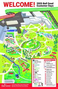 Illustrated map for 2025 Ball Customer Days